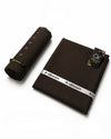 Premium Unstitched Fabric | Chocolate