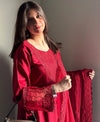 3PC | VISCOSE EMB FPFM-DUSK ROSE