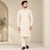 Turkish Unstitched Fabric | Light Cream