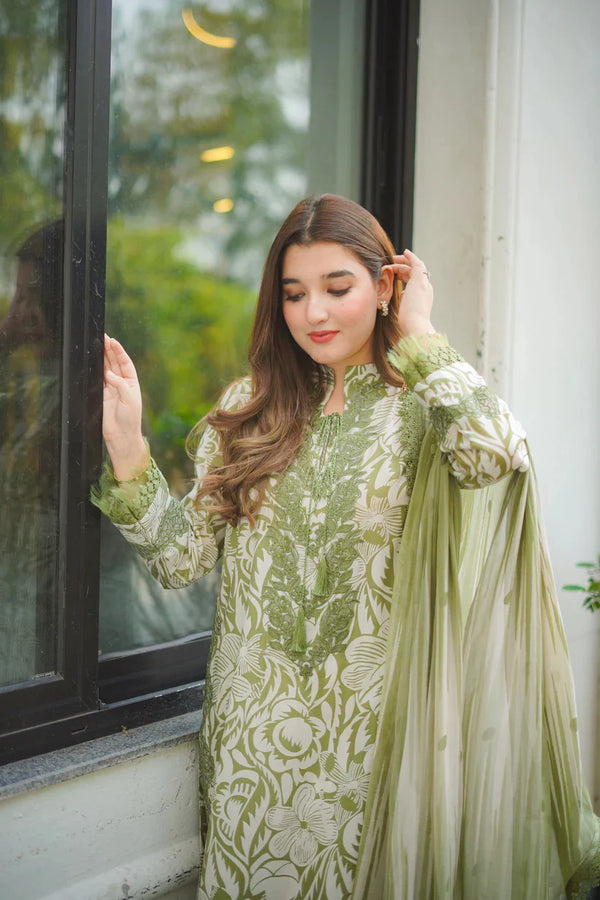 3PC | Lawn Printed EMB FPSR-008
