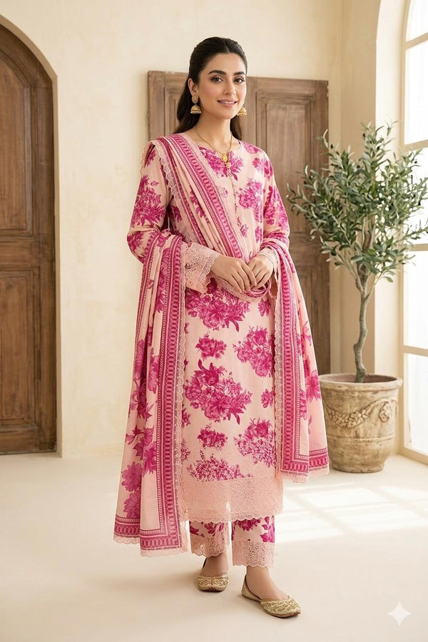 3PC | Lawn Printed EMB FPSR-014