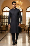 Premium Unstitched Fabric | Charcoal