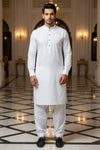 Premium Unstitched Fabric | Pure White