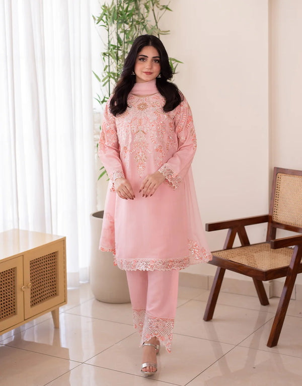 3PC | RAW SILK EMB FPFM-ROSITA
