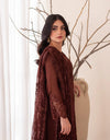 3PC | CHIFFON EMB FPFM-WINE WHISPER