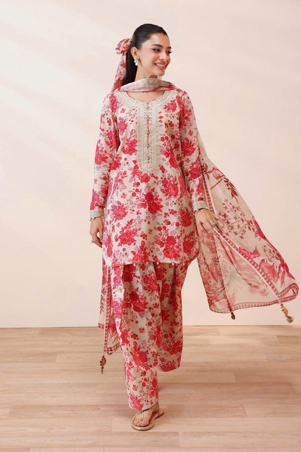 3PC | Lawn Printed EMB FPSR-003