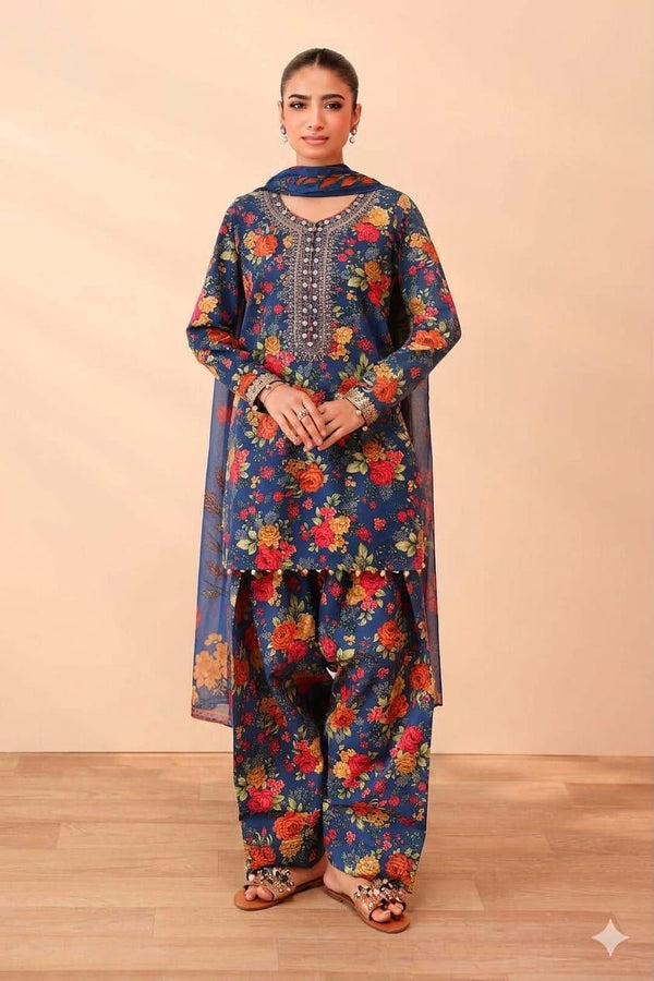 3PC | Lawn Printed EMB FPSR-006